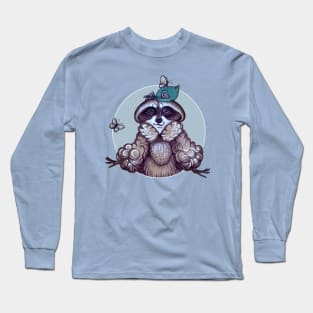 Gentle Raccoon Long Sleeve T-Shirt